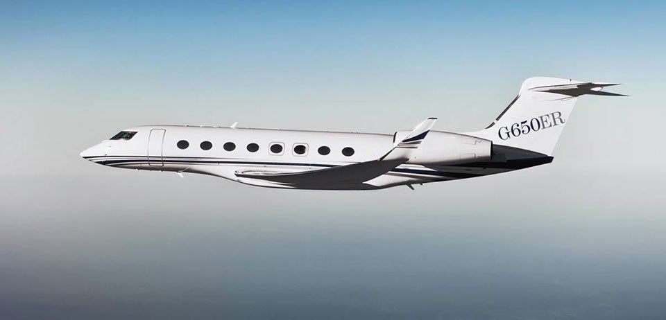 Gulfstream G650ER Private Jet Charter Flight Gulfstream G650ER Charter Flight