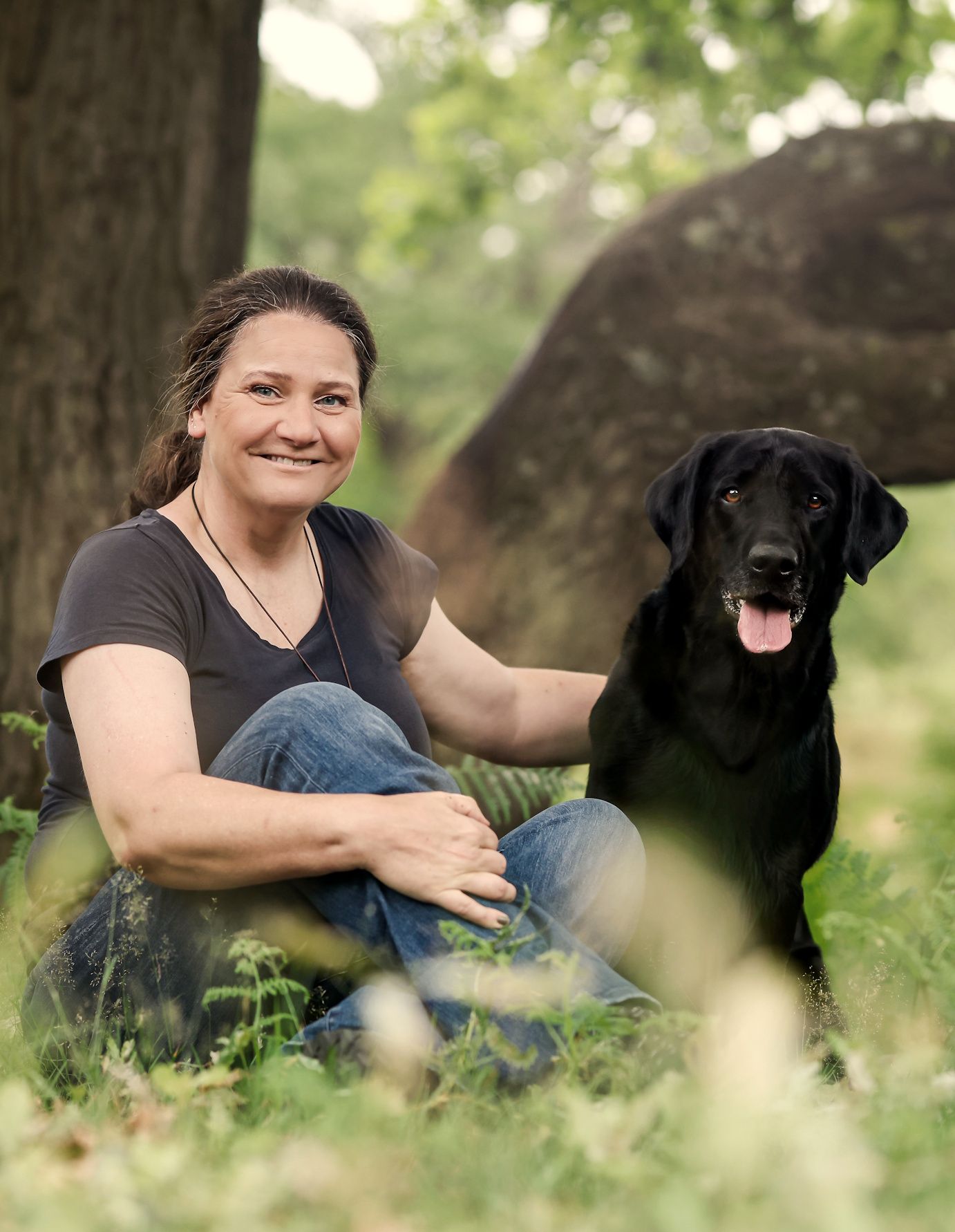 Wald und Hund - Hundetraining