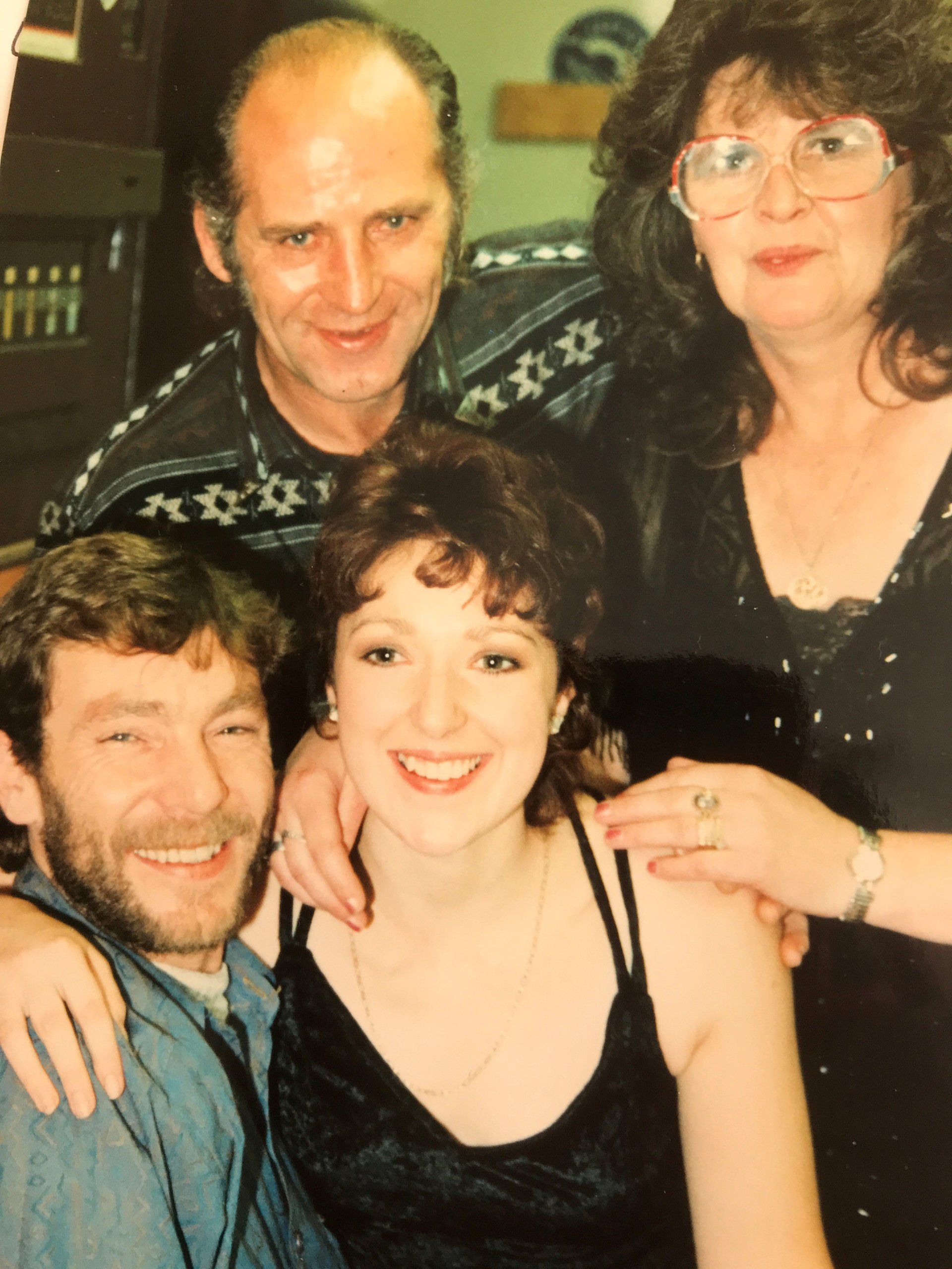 Sliding Smiffy & Becky with our Kath & Ian