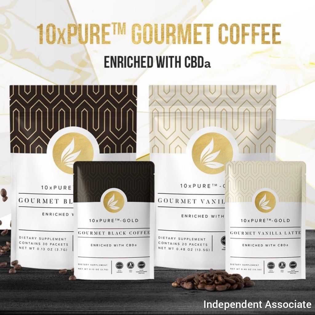 CBD CBDa Coffee CTFO 10xPure Gourmet Coffee