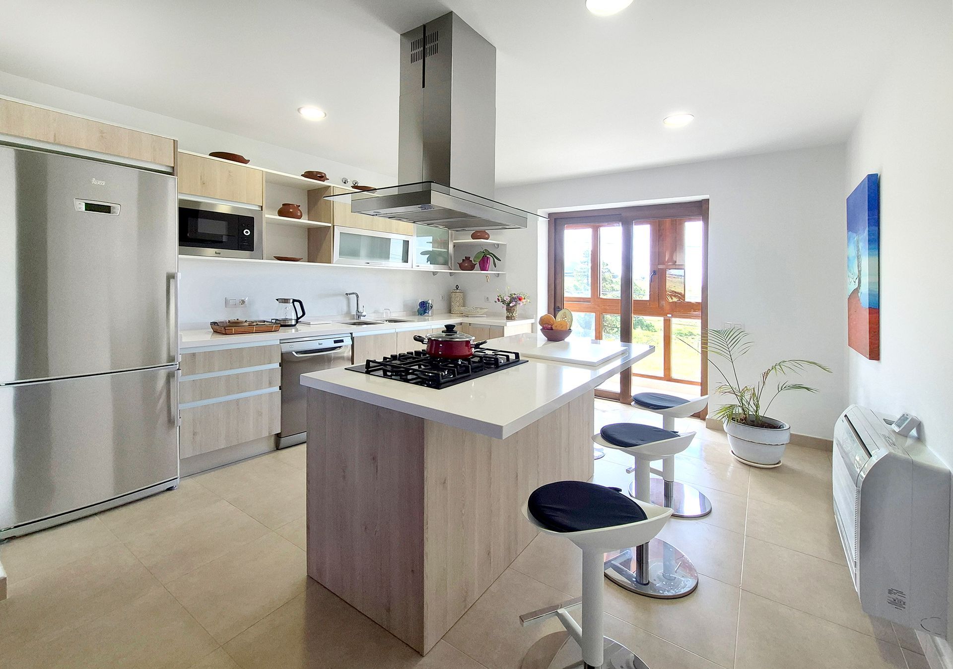 Cocina totalmente equipada para huéspedes – disfrutar juntos es parte de la experiencia