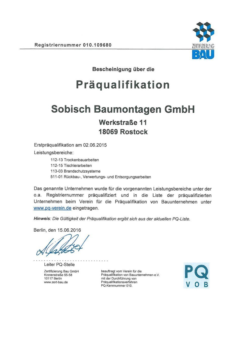 Präqualifikation