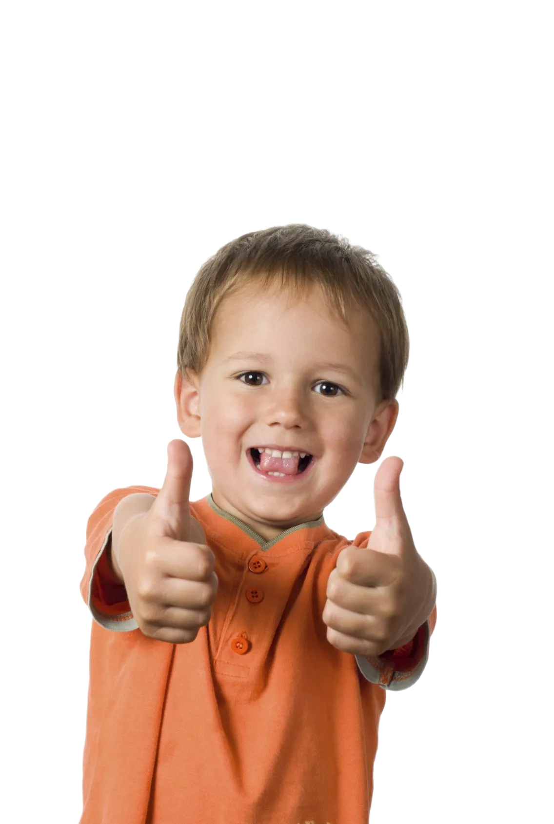 Kind mit Daumen hoch