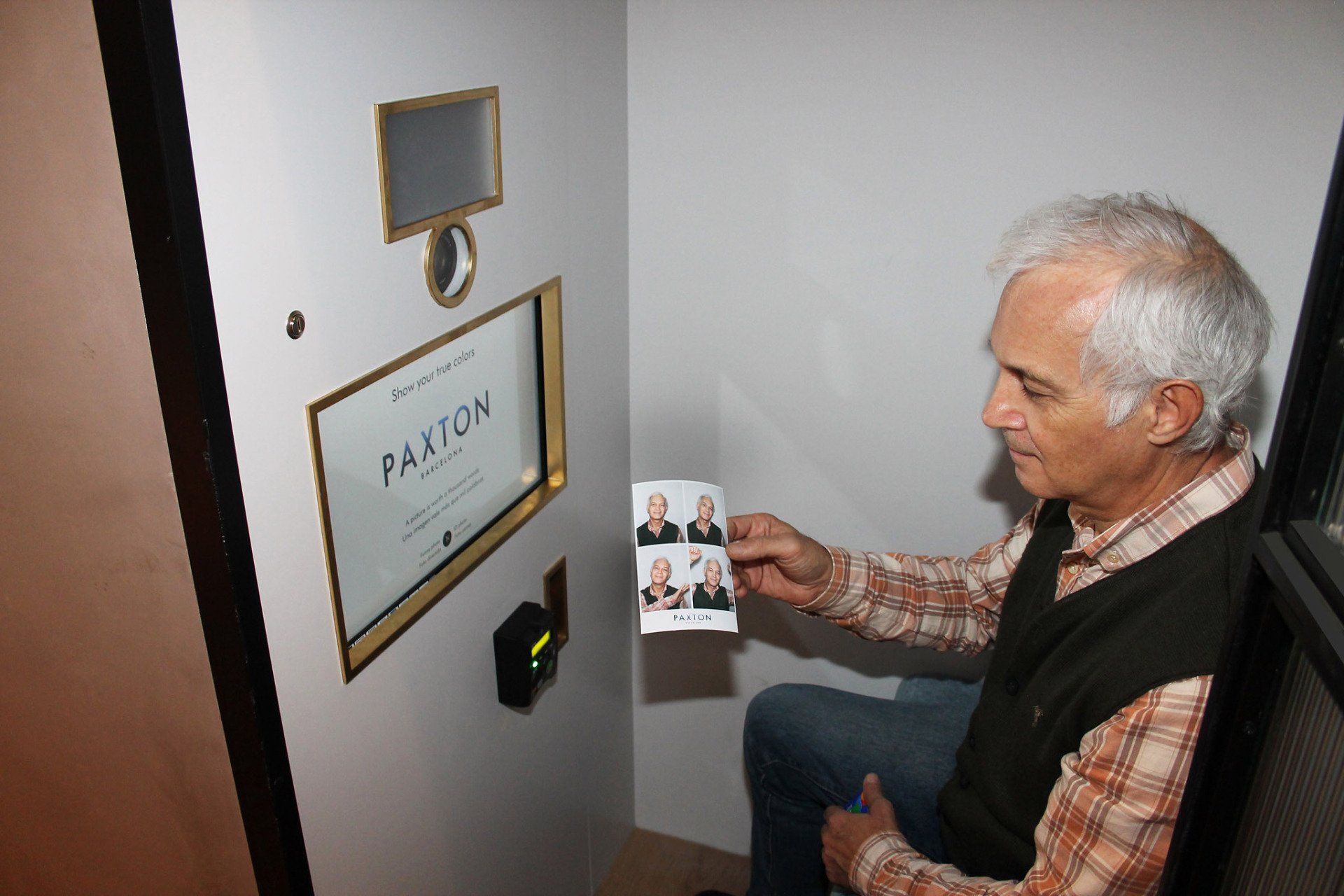 fotomaton tipo cabina para hoteles