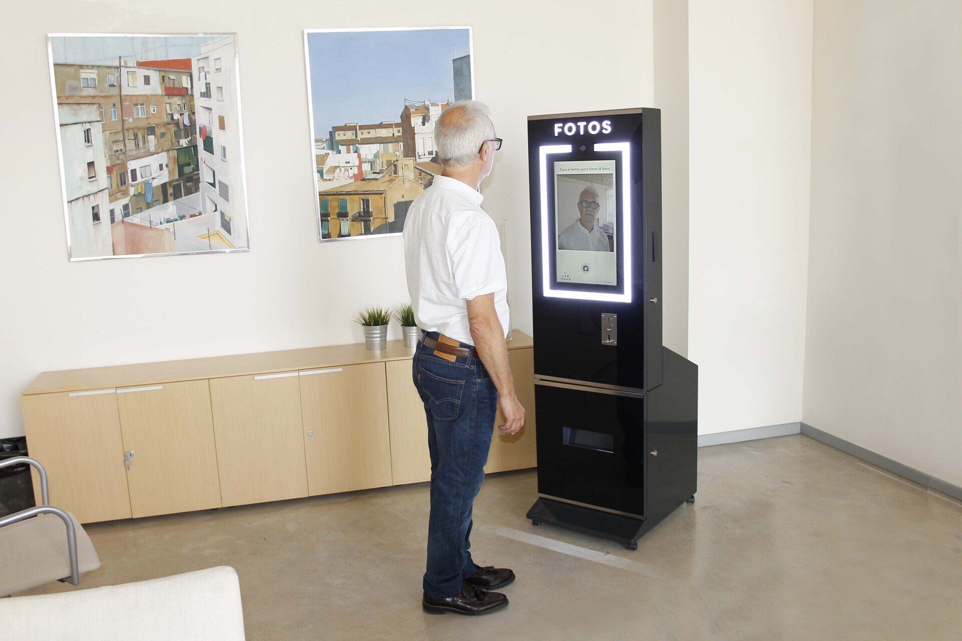 fotomaton con monedas para hotel