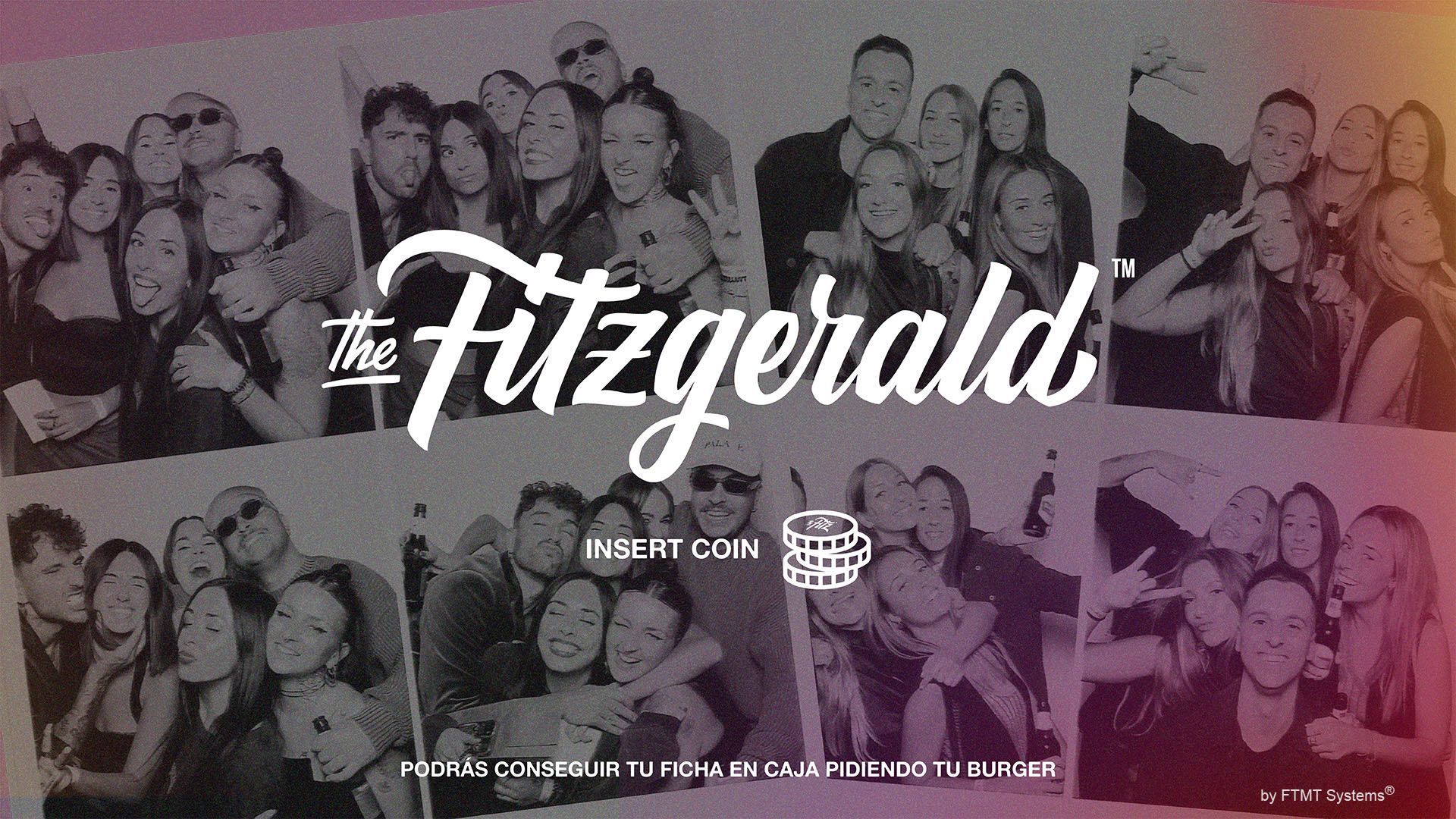 Pantalla de bienvenida fotomatón Fitzgerald