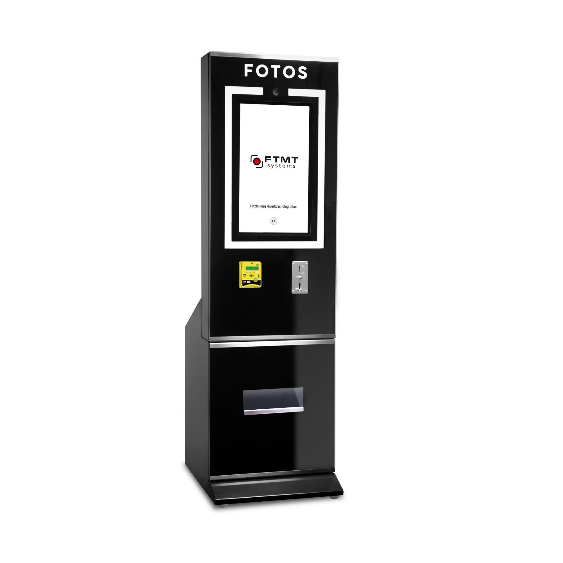 fotomatón vending, de pago con monedas o contactless
