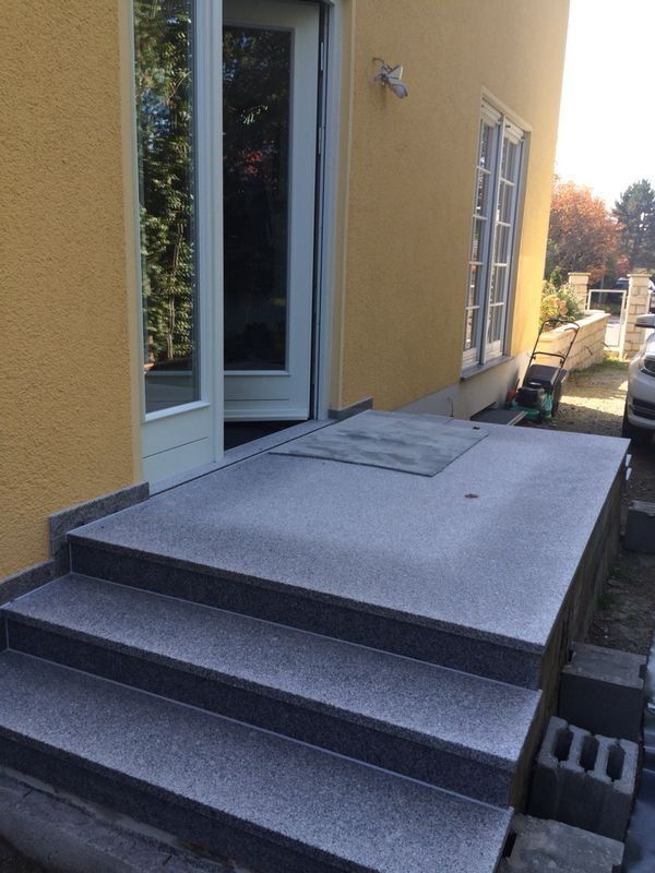 Eingangsbereich Sanierung in Ullersdorf