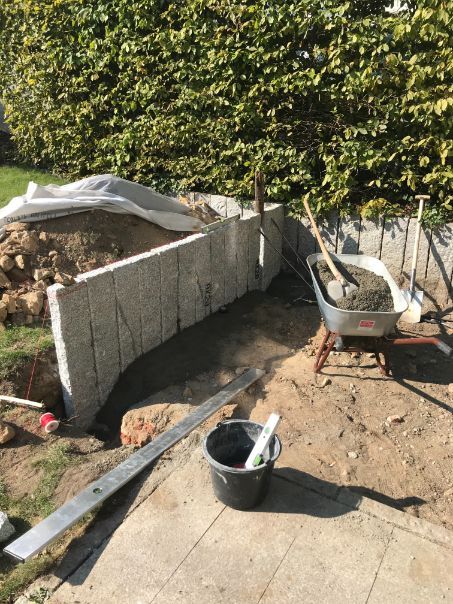 Herstellung einer Grillecke in Bautzen