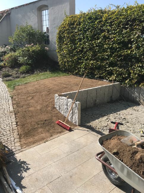 Herstellung einer Grillecke in Bautzen