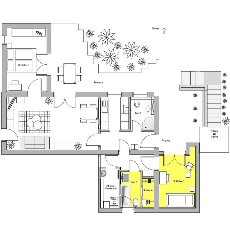 Grundriss 65qm oder 85qm Whg.