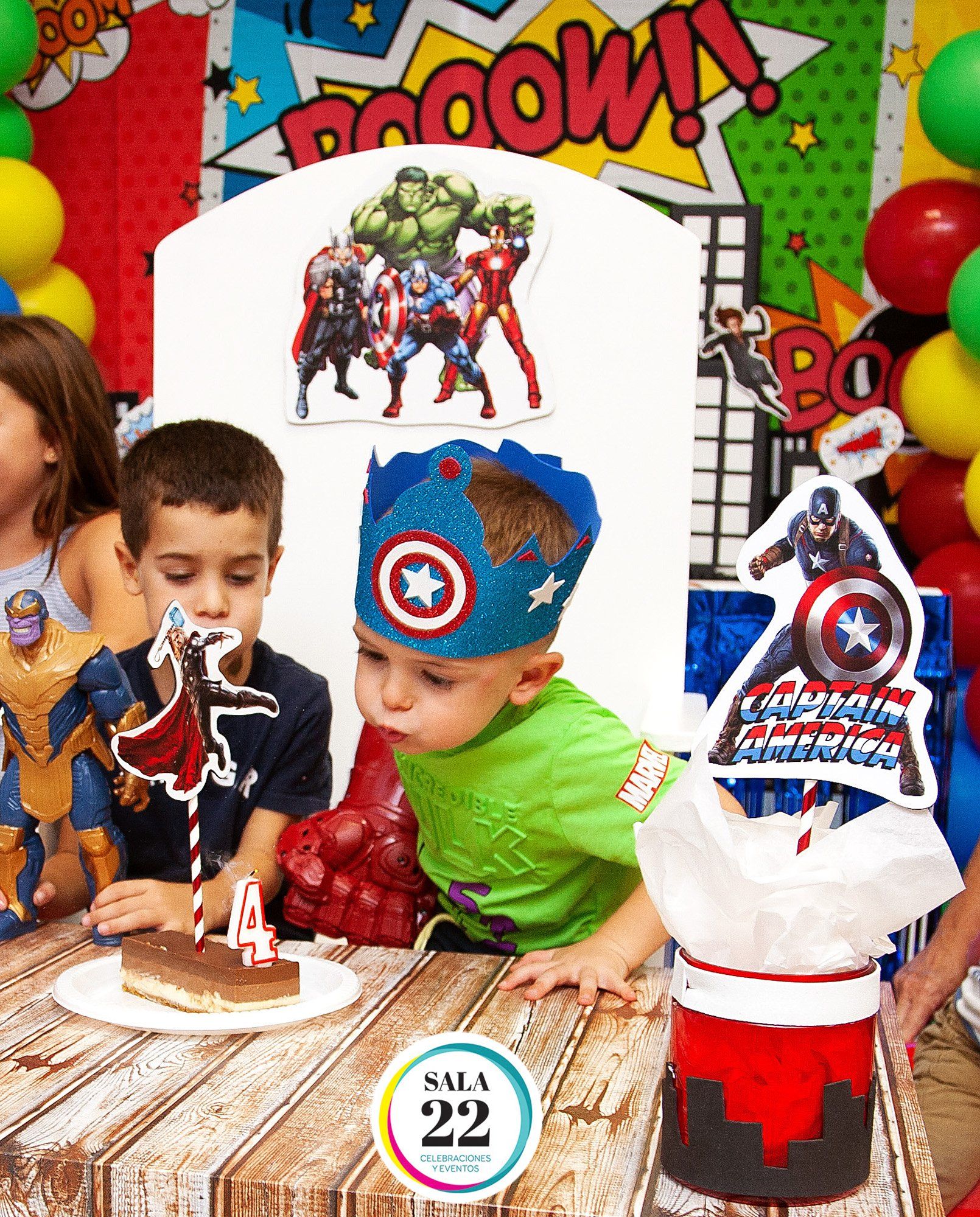 Fiesta de cumpleaños de Marvel en la Sala 22 celebraciones y eventos de Tarragona