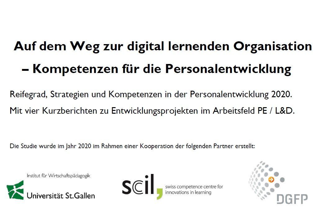 Auf dem Weg zu digital lernenden Organisation, DGFP, Universität St.Gallen