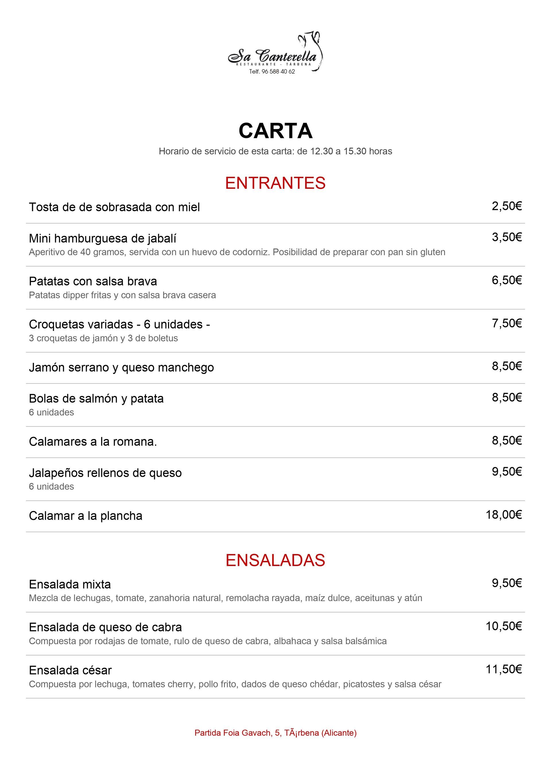 Carta de diario