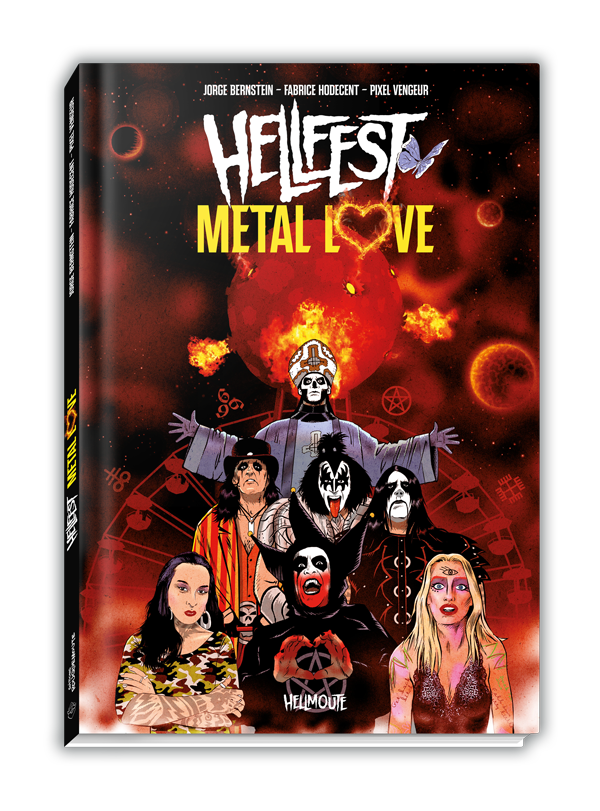 hellfest métal love, bd, festival, musique extrême