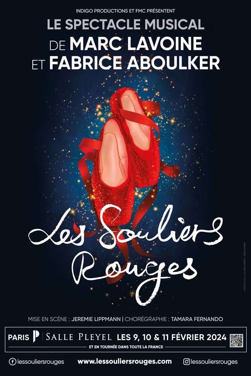 spectacle musical, Marc Lavoine, fabrice aboulker, souliers rouges