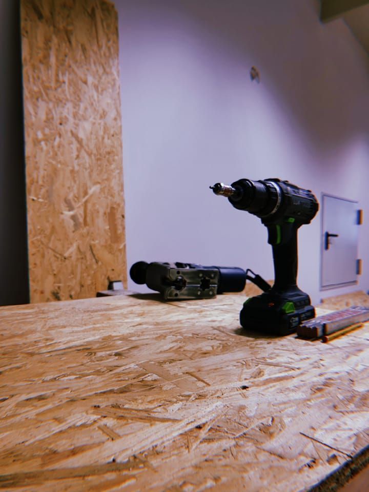 Hier entsteht ein neuer Physioraum im Obergeschoss für Sie