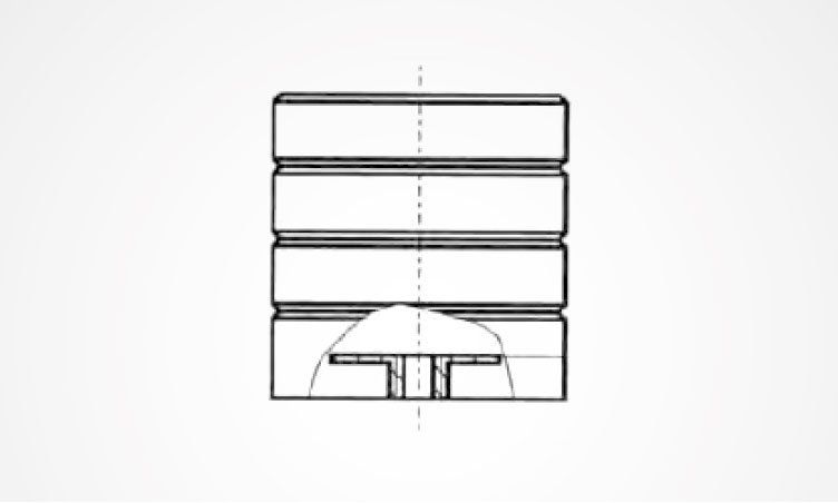 Zellstoffpuffer_Innengewinde Zellstoffpuffer_Innengewinde