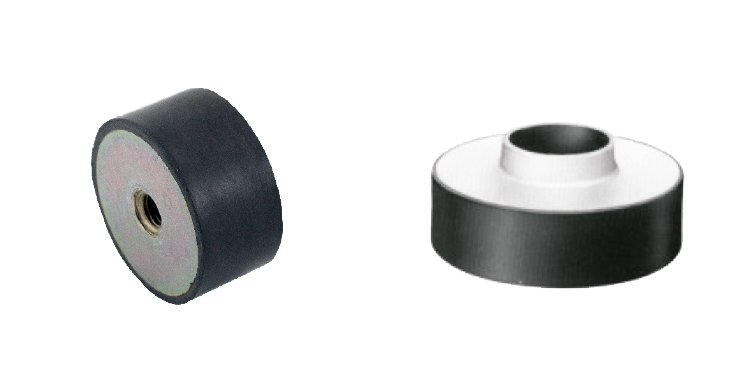 Gummi-Metall-Rundlager_Innengewinde und Ringpuffer Gummi-Metall-Rundlager_Innengewinde und Ringpuffer