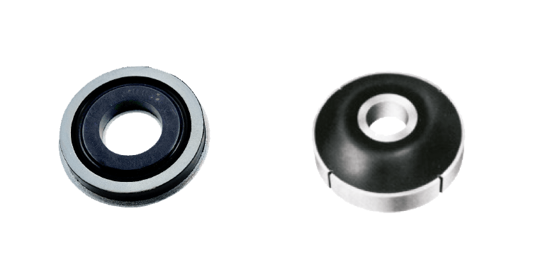 Federscheibe und Ringelement Federscheibe und Ringelement