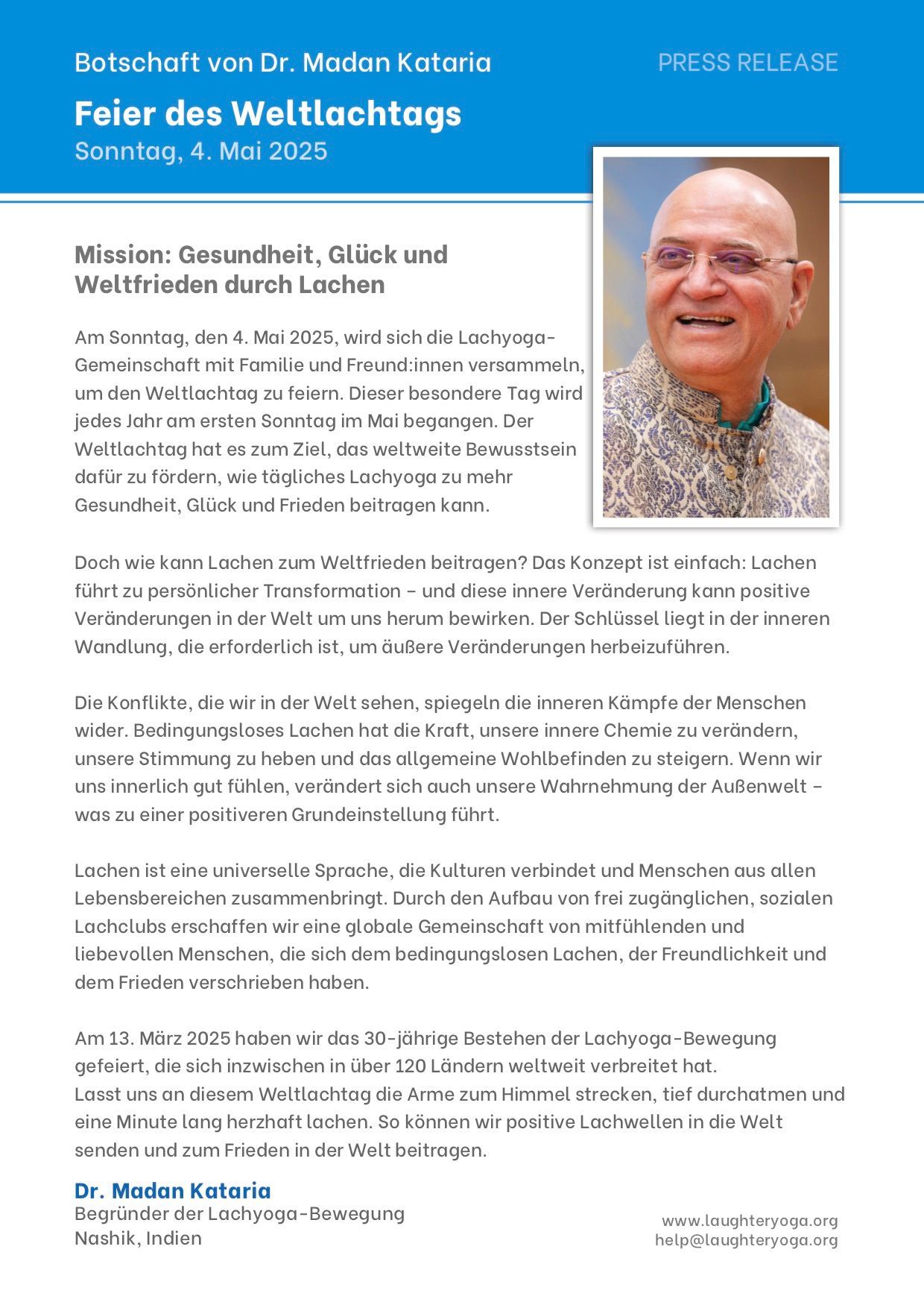 Weltlachtag Stuttgart, Esslingen, München, Frankfurt