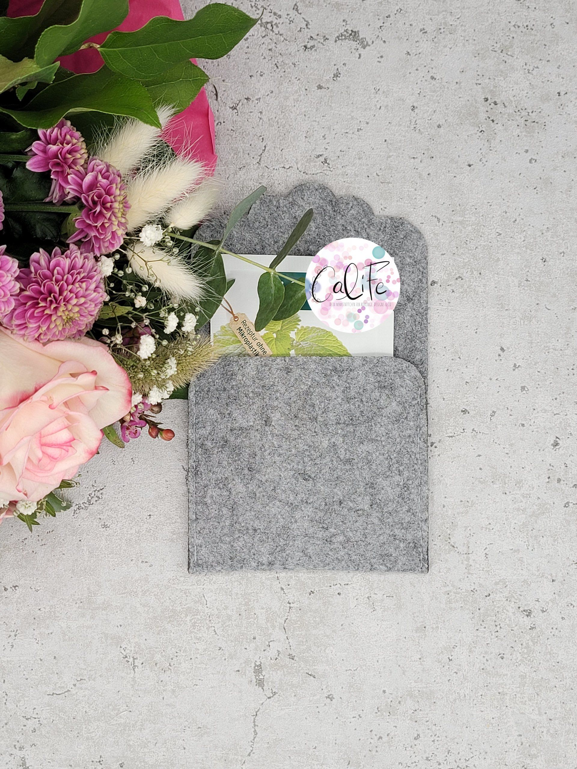 2x Hülle für Badesalzbeutel | geblümt