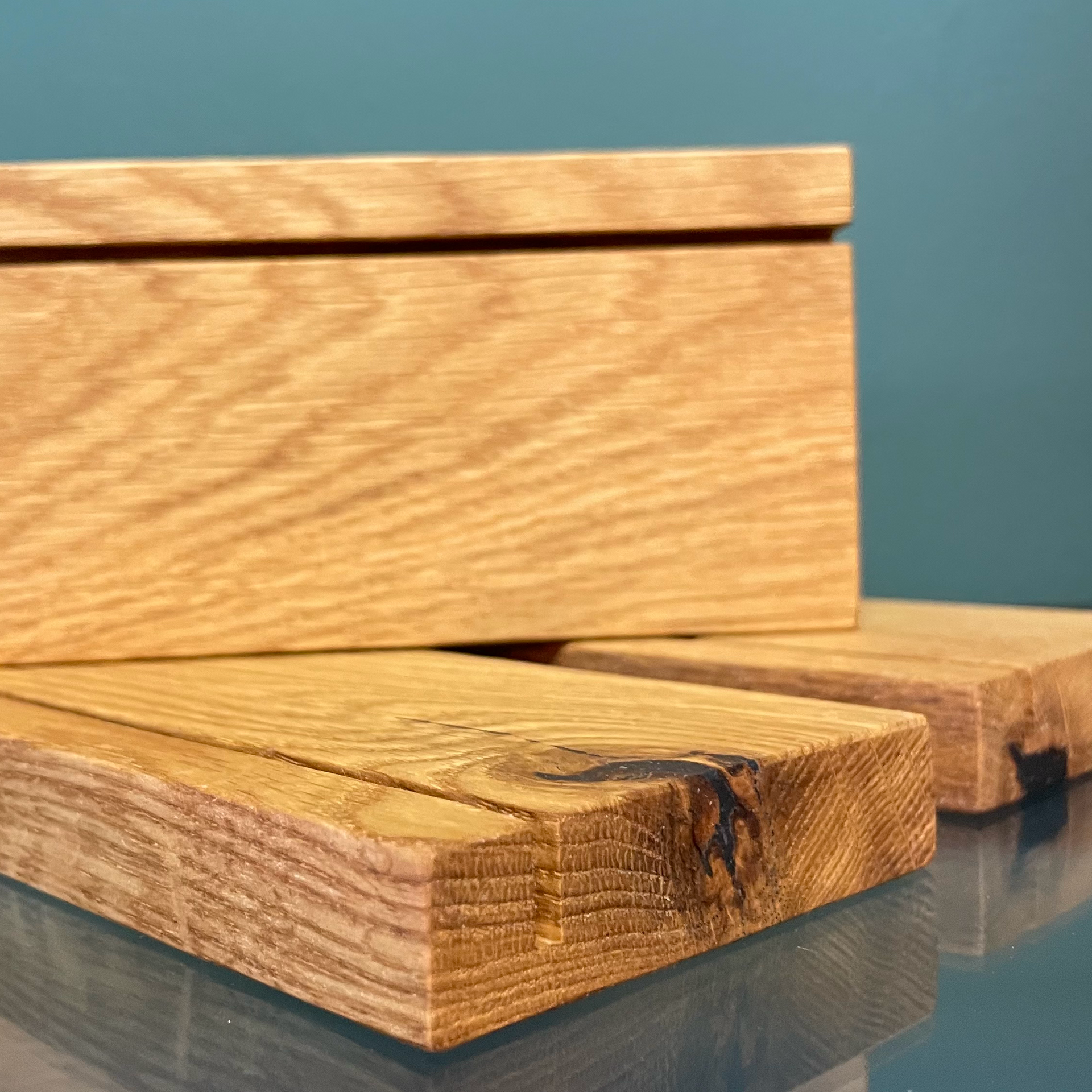 LUX Naturholz | Holz-Ständer | mit Schlitz