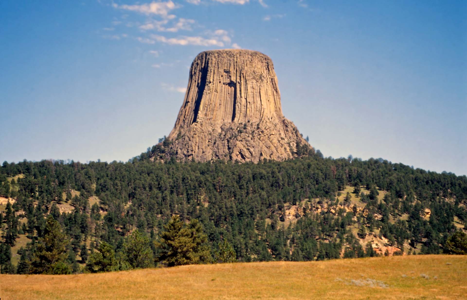 Der Devils Tower in Wyoming