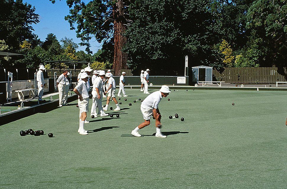 Oldie-Sport in Masterton, Neuseeland Oldie-Sport in Masterton, Neuseeland