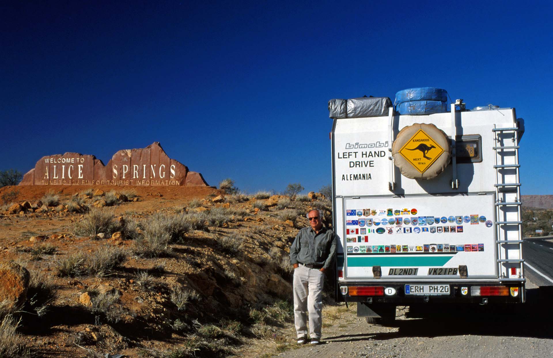 Am Stewart Highway kurz vor Alice Springs