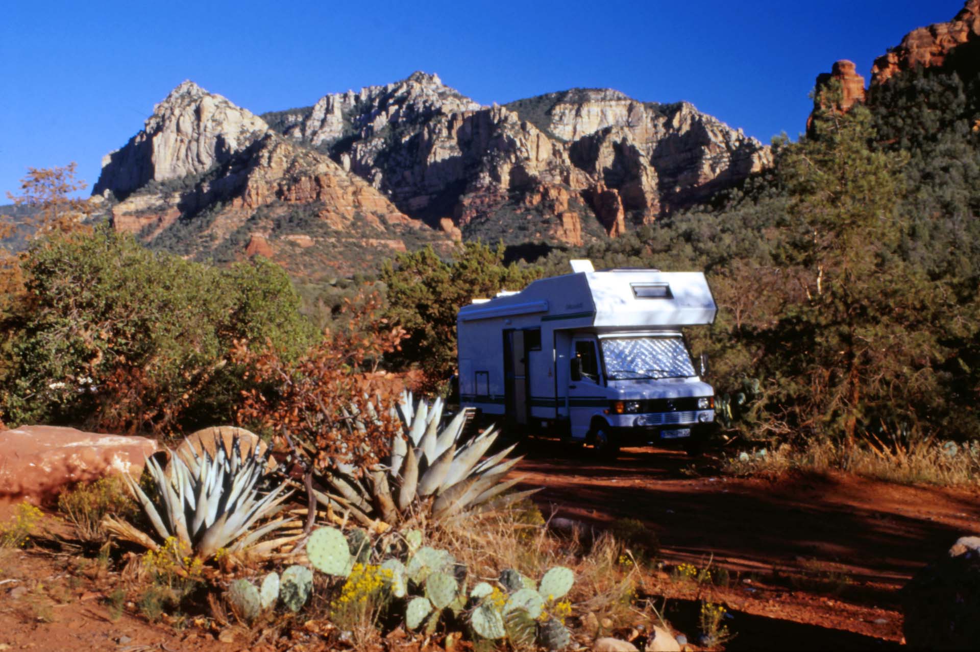 Arizona - Boondock Camping hoch über Sedona