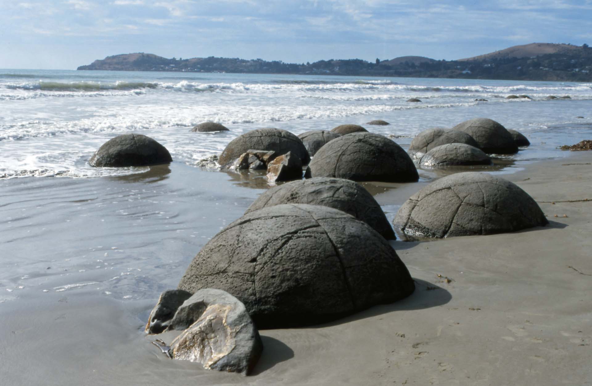 Die Moeraki Boulders, Südinsel Neuseeland