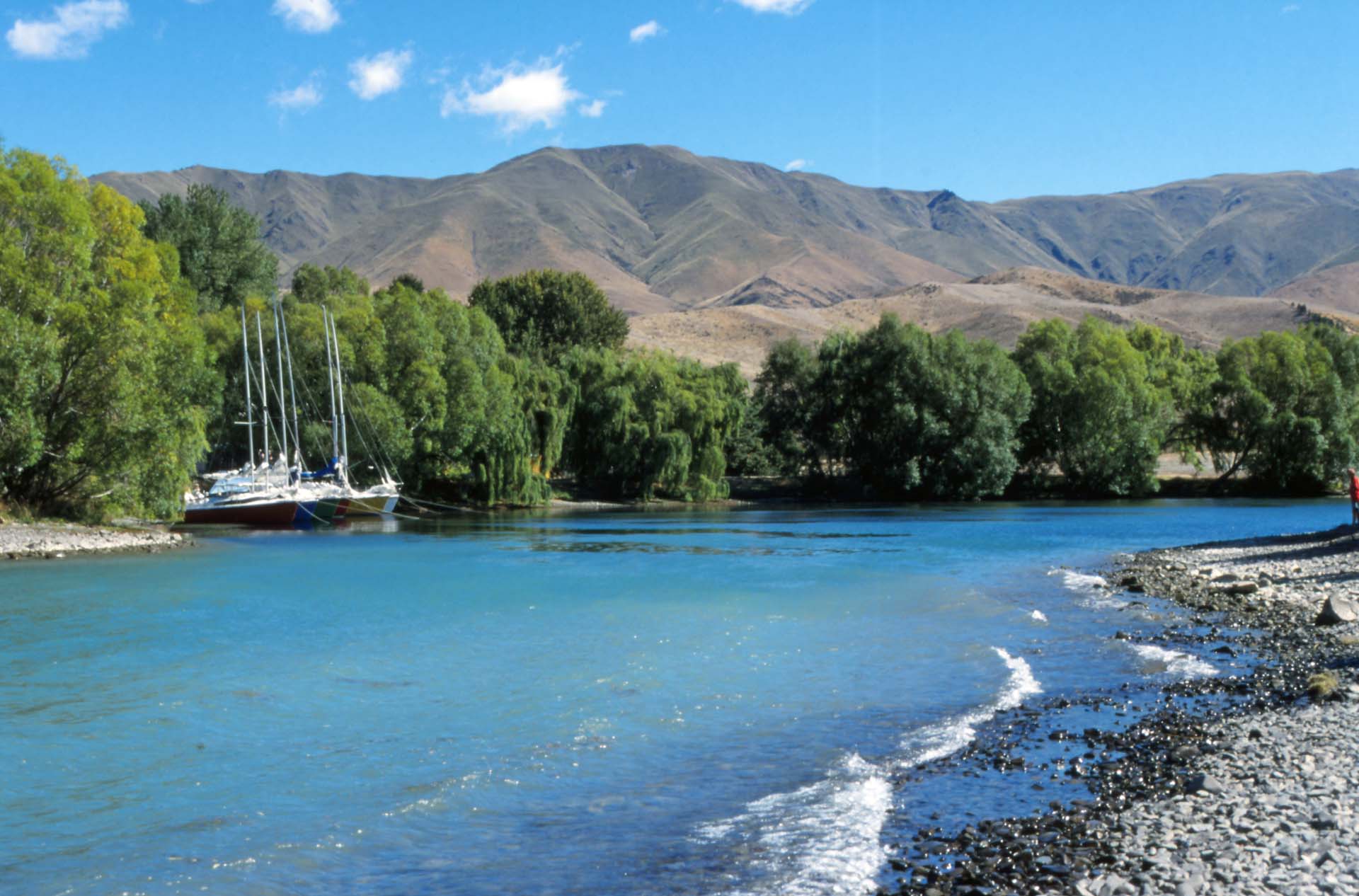 Lake Aviemore auf der Südinsel, Neuseeland
