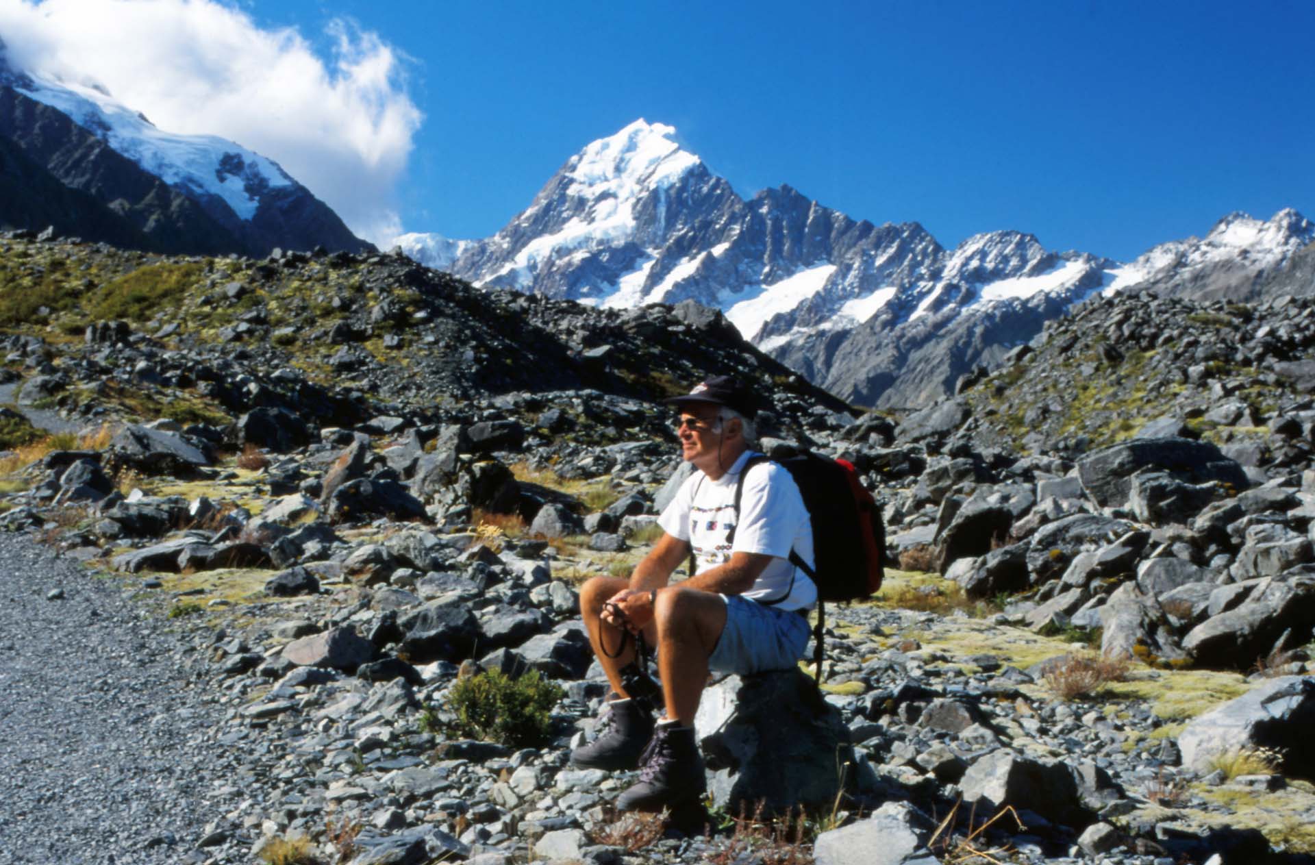Wanderung im Mount Cook Nationalpark, Südinsel NZ