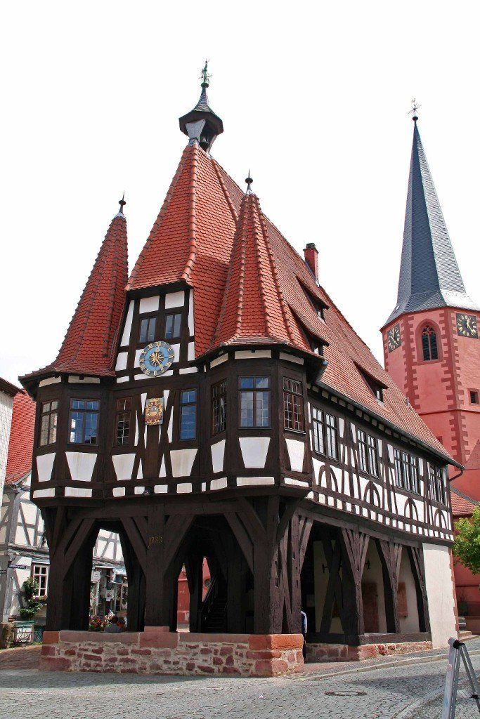 Das Rathaus von Michelstadt