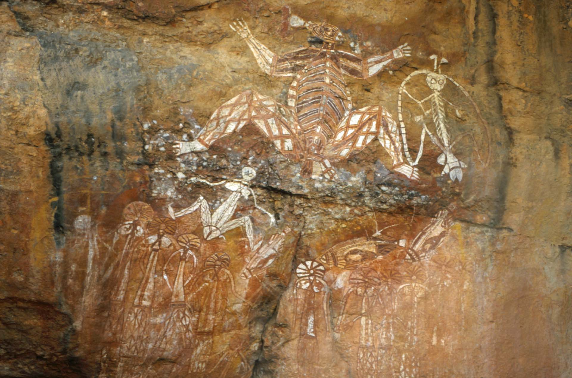 Felszeichnungen im Kakadu Nationalpark