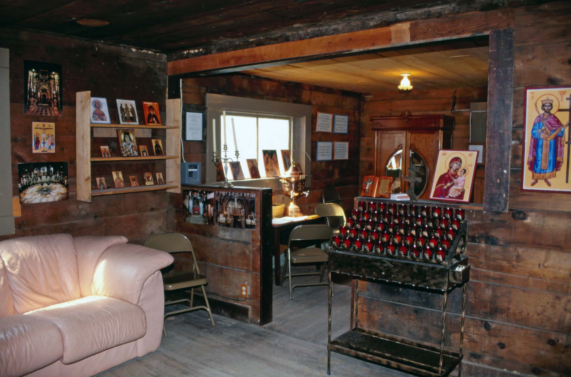 Das Innere der orthodoxen St. Pauls Kirche. Hyder Alaska