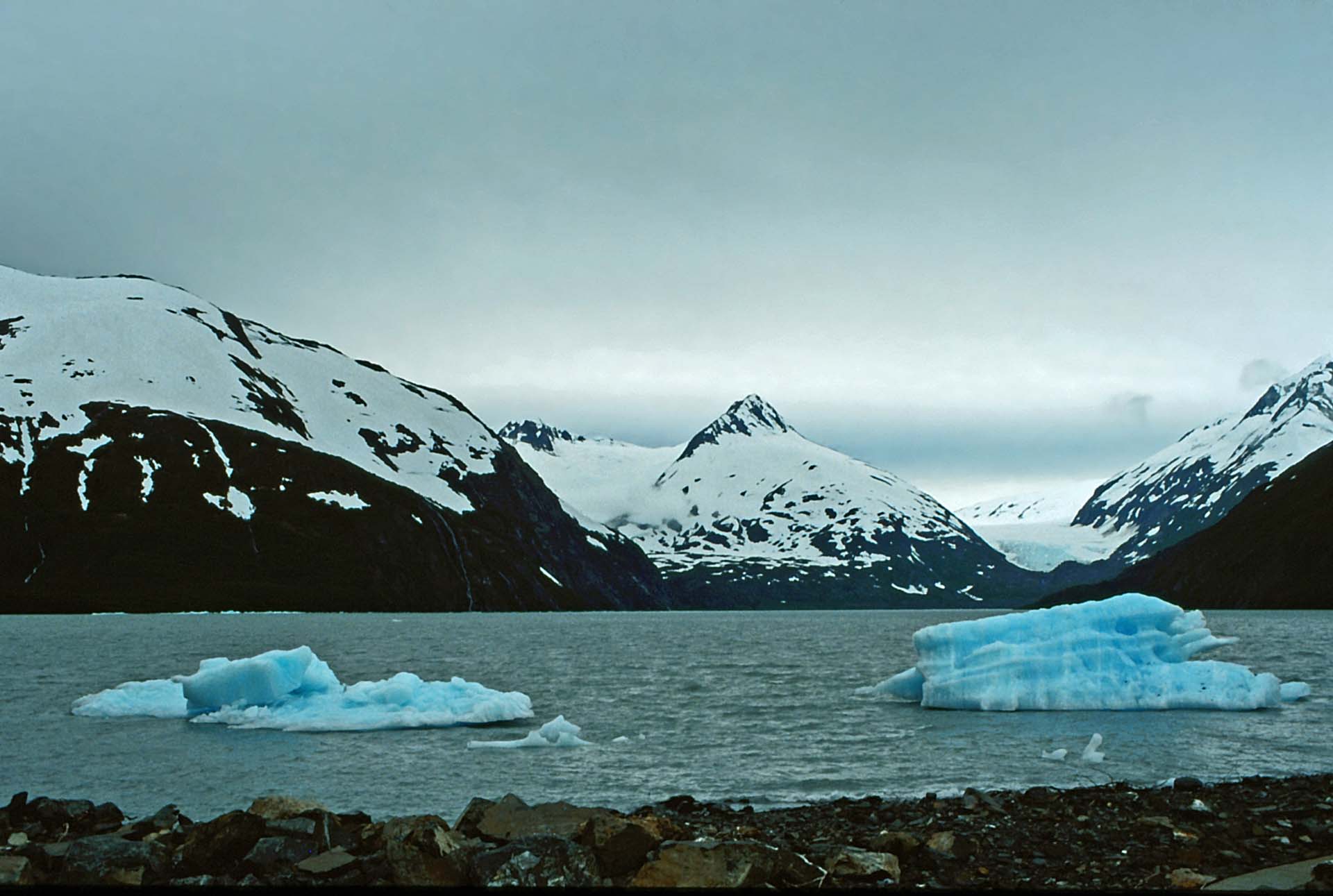 Der Portage Gletschersee,  Kenai Halbinsel, Alaska