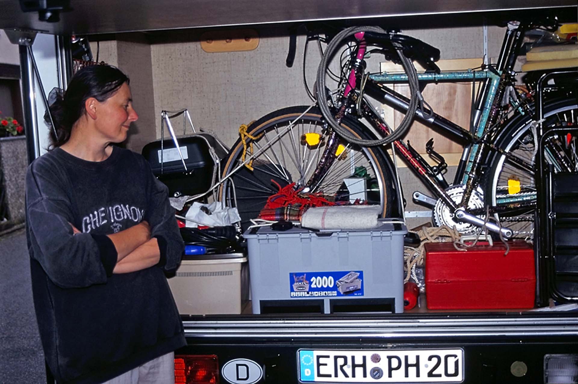 Fertig gepackt zur Wohnmobilverschiffung in die USA