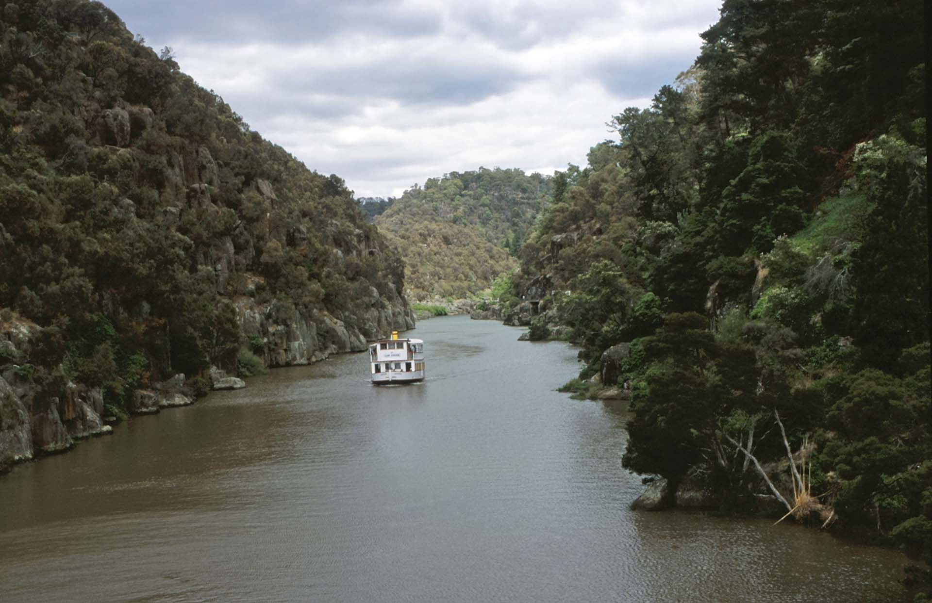Launceston , Tasmanien - Die Cataract Gorge führt bis in die Stadt hinein.