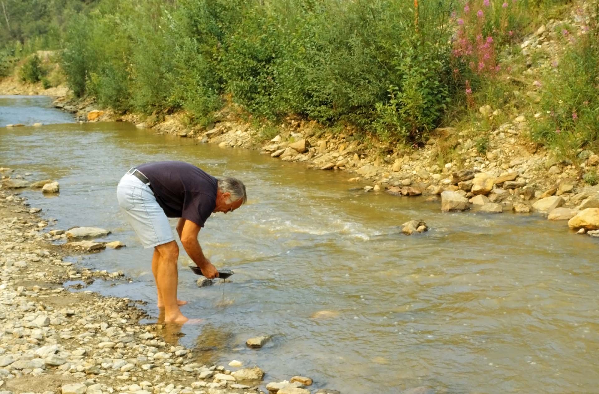 Bonanza Creek am Touristenclaim