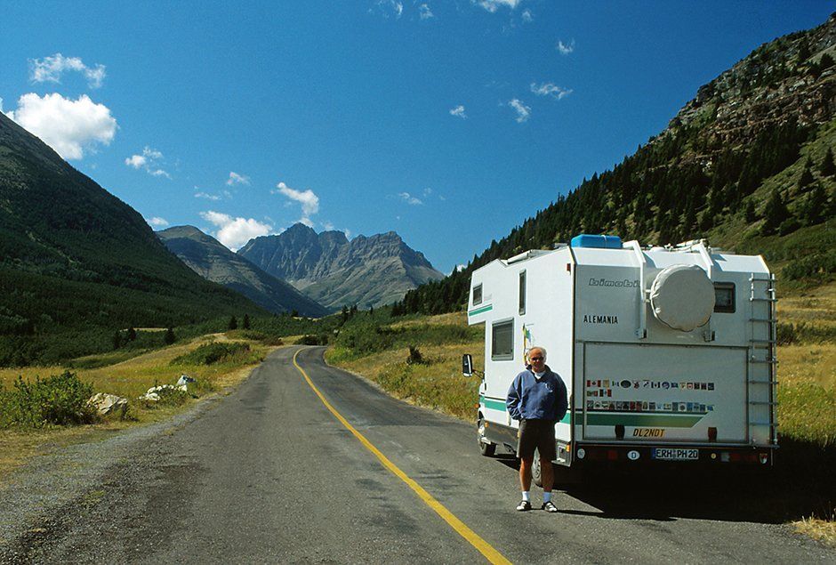 Waterton Nationalpark USA/Kanada - Die Fahrräder haben wir längst unseren Söhnen mit nachhause gegeben. Waterton Nationalpark USA/Kanada - Die Fahrräder haben wir längst unseren Söhnen mit nachhause gegeben.
