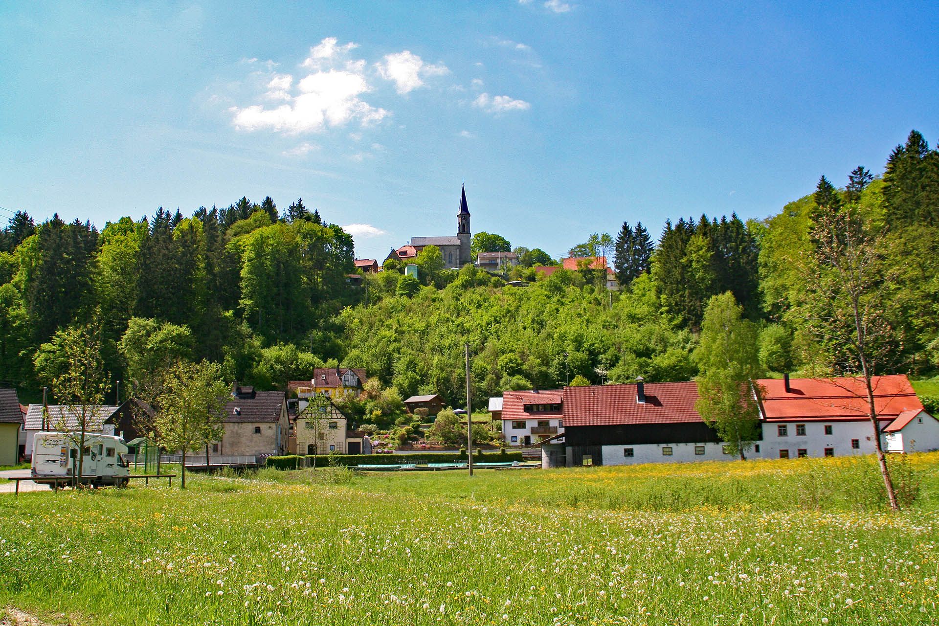 Wüstenstein, oberes und unteres Dorf