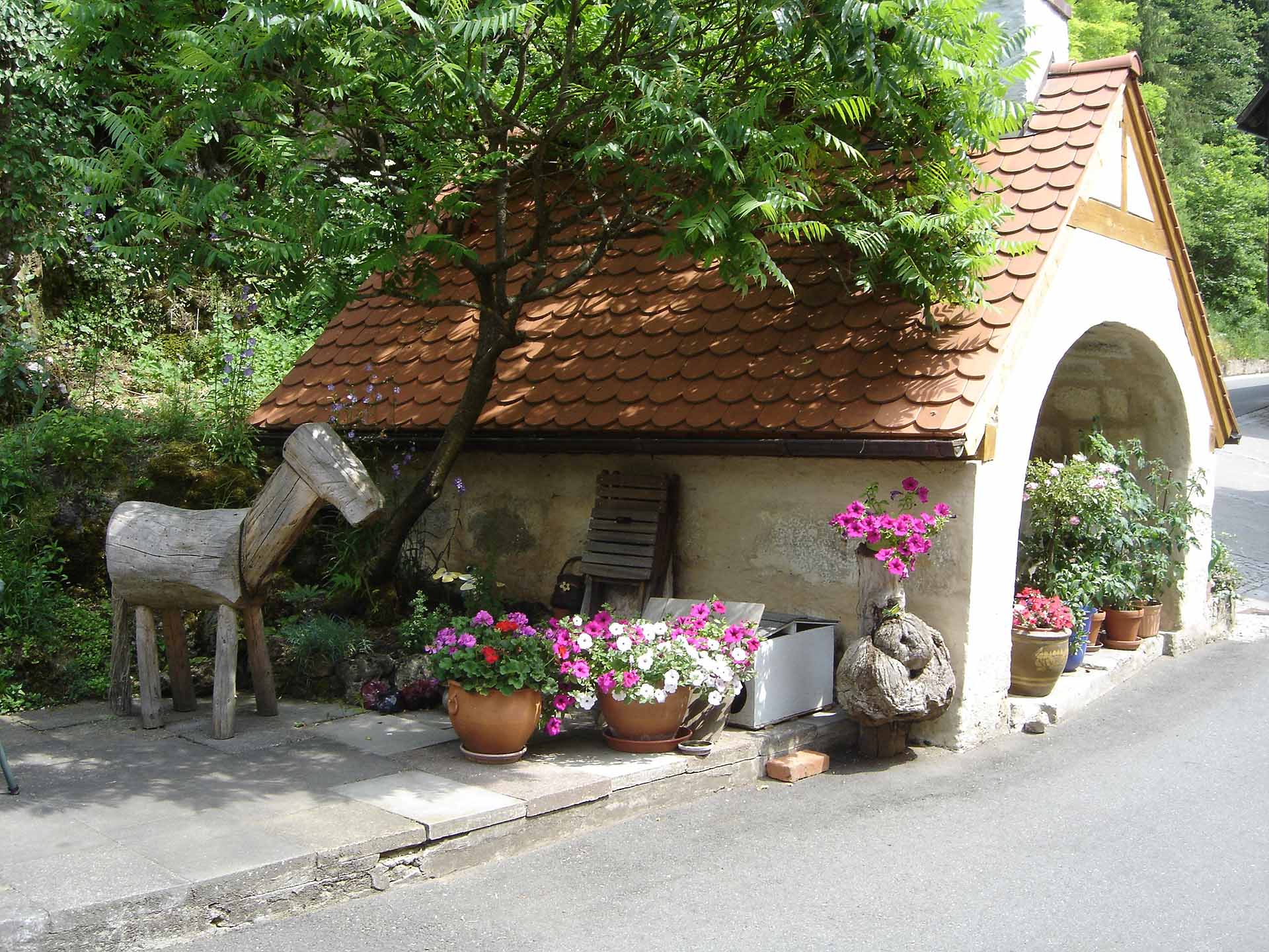 Draisendorf im Aufseßtal - Alter Backofen an der Mühle