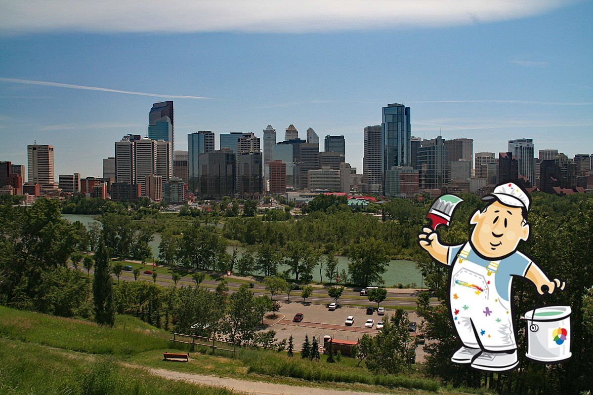 Blick auf DownTown Calgary, Alberta Blick auf DownTown Calgary, Alberta