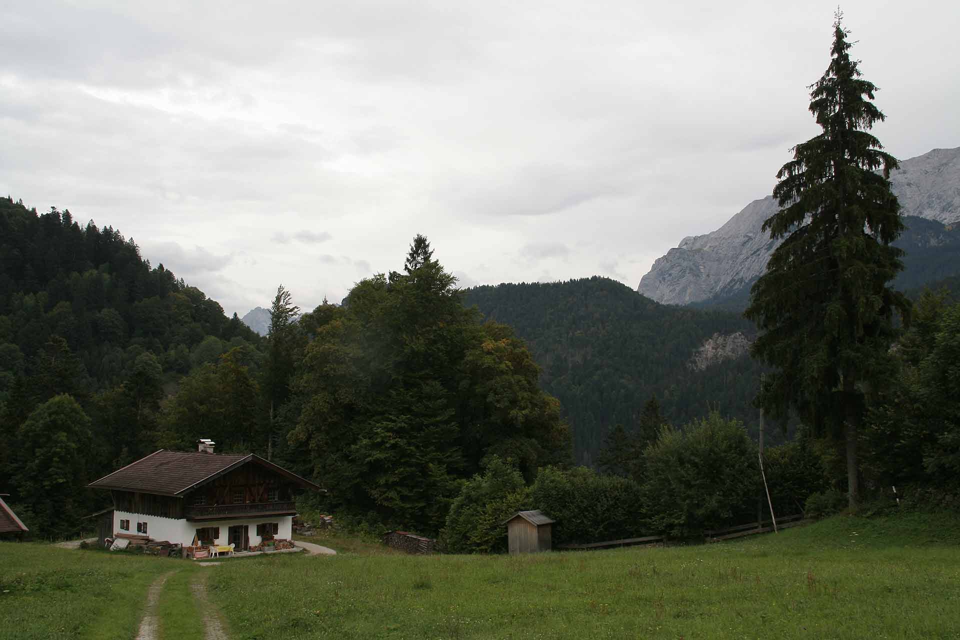 Landschaft bei Garmisch Partenkirchen