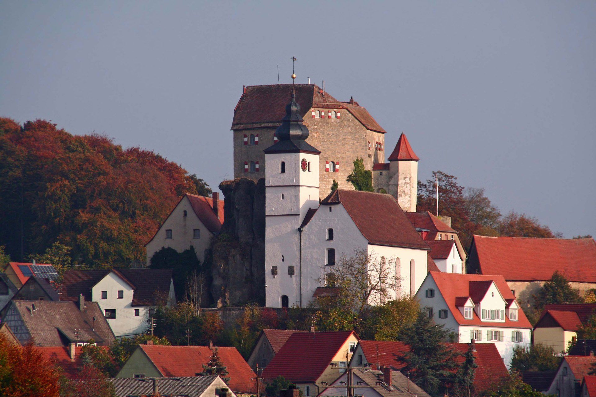 Hiltpoltstein Burg und Kirche