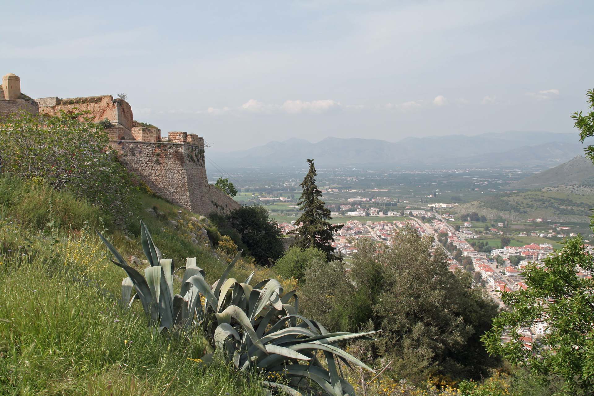 Nafplio - Blick von der Festung Palamidi