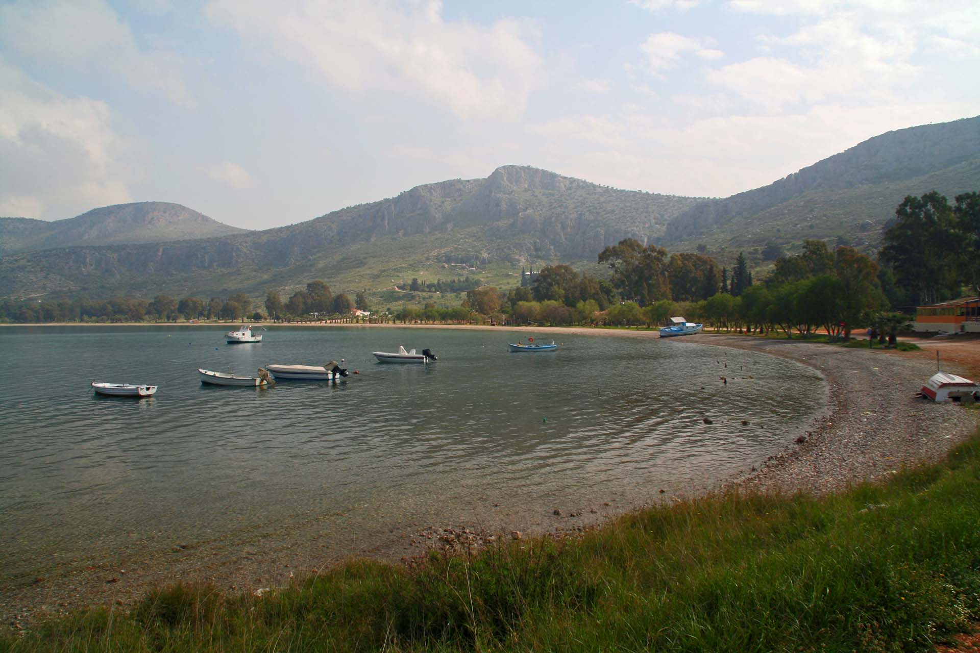 Der Strand von Nafplio