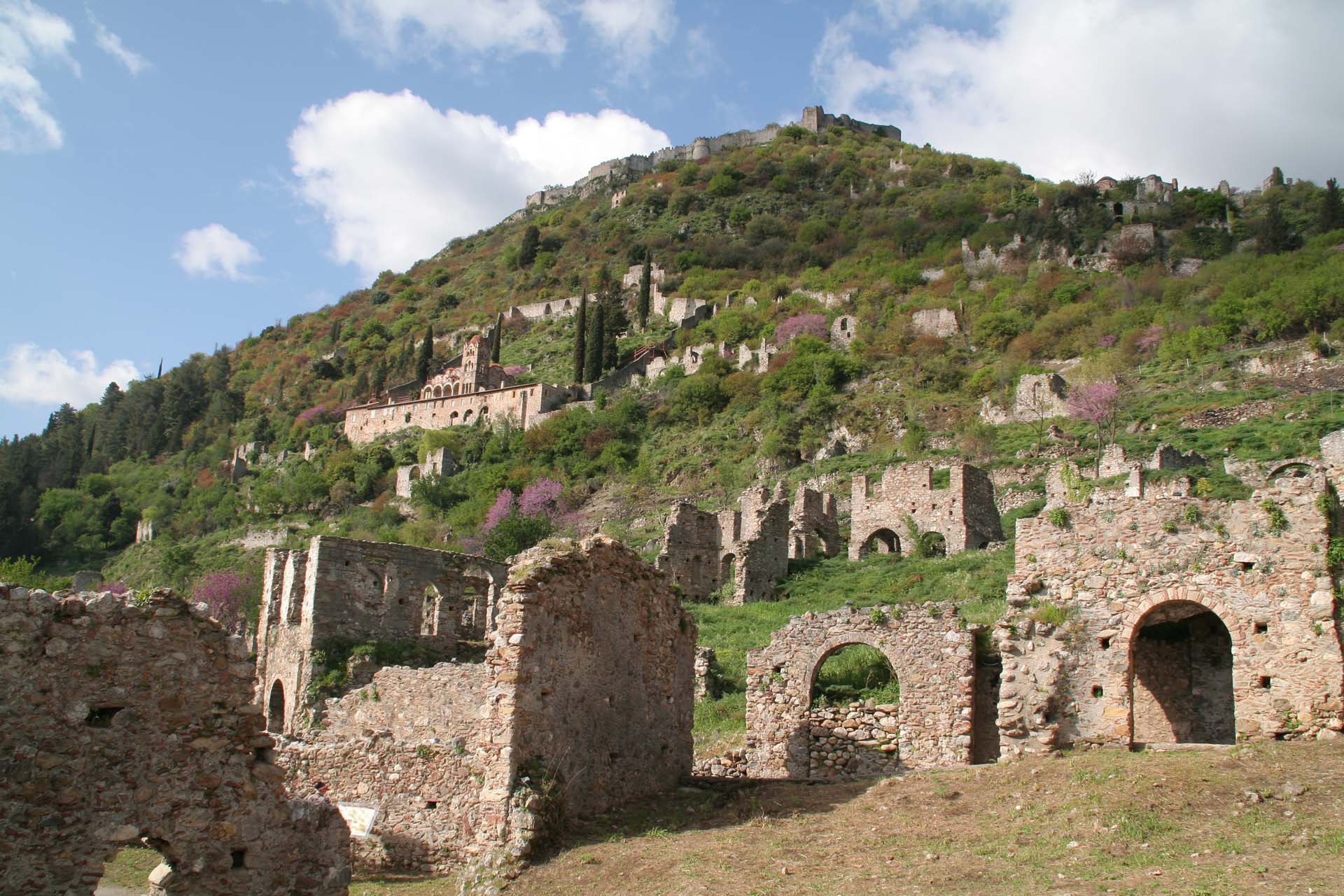 Byzantinische Ruinenstadt Mystras